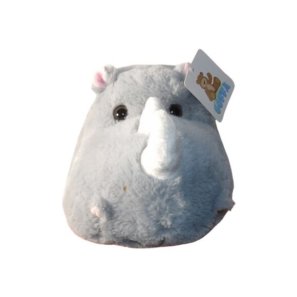 Mills Fleet Farm Grey Rhino Plush 2021 Goffa Promo‎ Toy 13" Stuffed Animal - Picture 3 of 5
